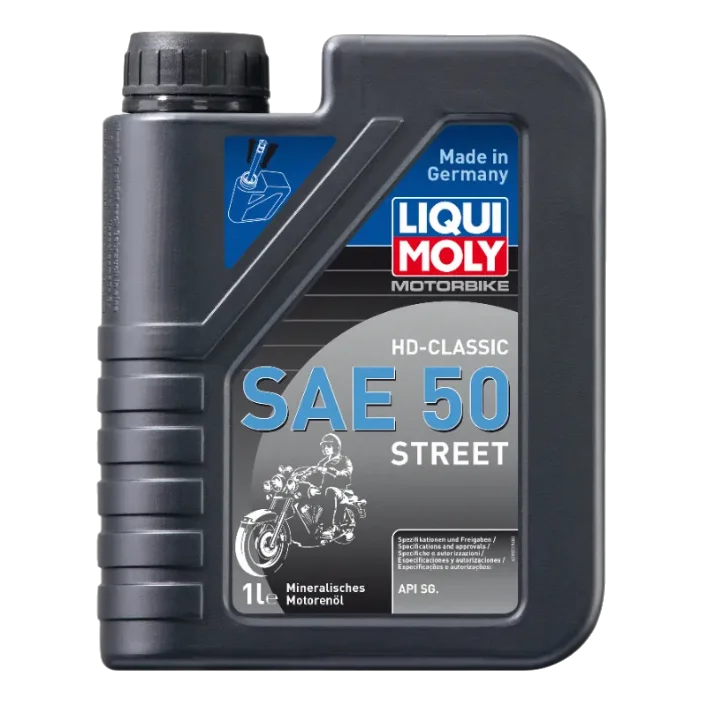 Масло минеральное LIQUI MOLY Motorbike 4T HD-Classic Street SAE 50 1л