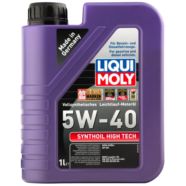 Масло моторное синтетическое LIQUI MOLY Synthoil High Tech SAE 5W40 API SN/CF 1л