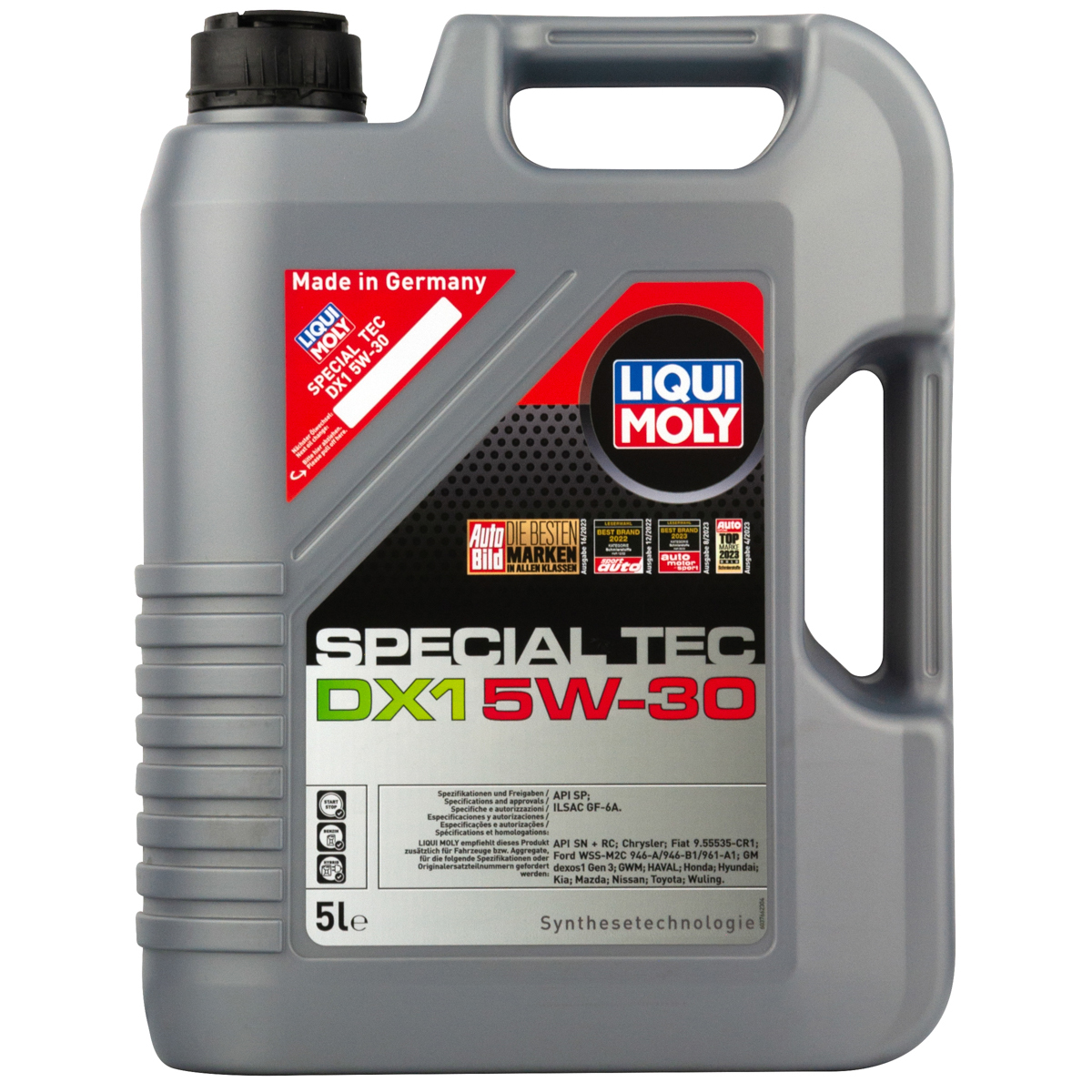 Масло моторное синтетическое LIQUI MOLY Special Tec DX1 5W-30 SP, GF-6A 5л