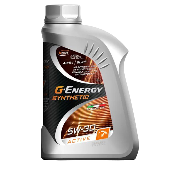 Масло моторное синтетическое G-Energy Synthetic Active 5W-30 API SL/CF 1л