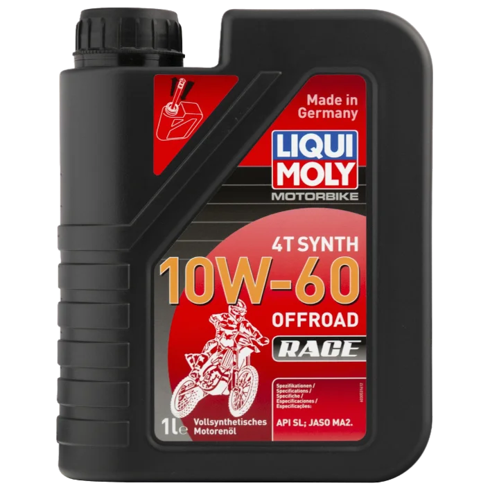 Масло синтетическое LiquiMoly Motorbike 4T Synth 10W-60 Offroad Race 3053 1л