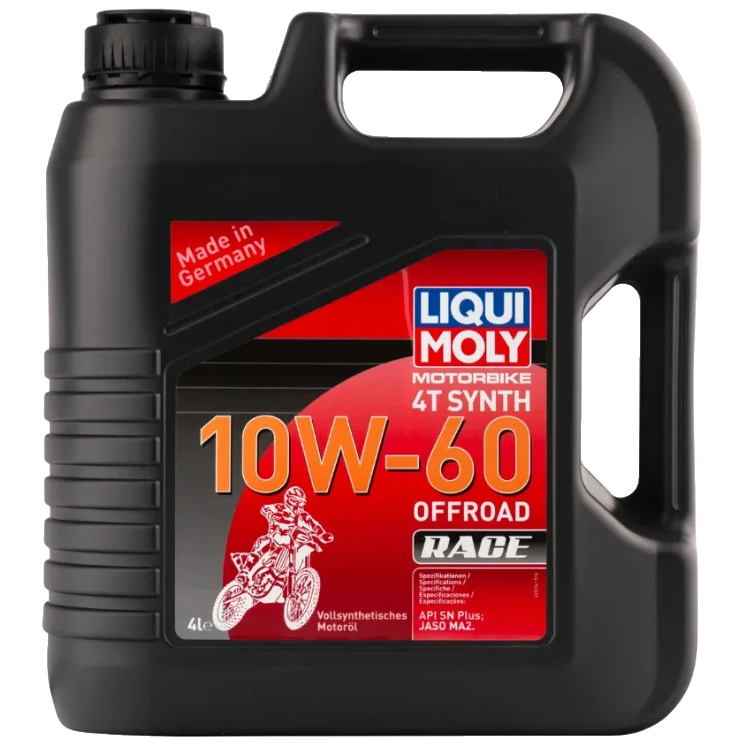 Масло синтетическое LiquiMoly Motorbike 4T Synth 10W-60 Offroad Race 4л