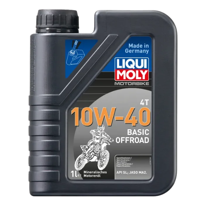 Масло минеральное LiquiMoly 4T Offroad Basic 10W-40 1л