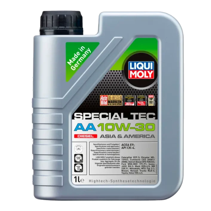 Масло моторное LIQUI MOLY Special Tec AA 10W-30 Diesel ACEA E9 API CK 4 1л