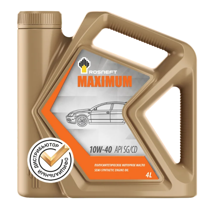 Масло моторное Rosnеft Маximum 10W-40 API SG/CD 4л