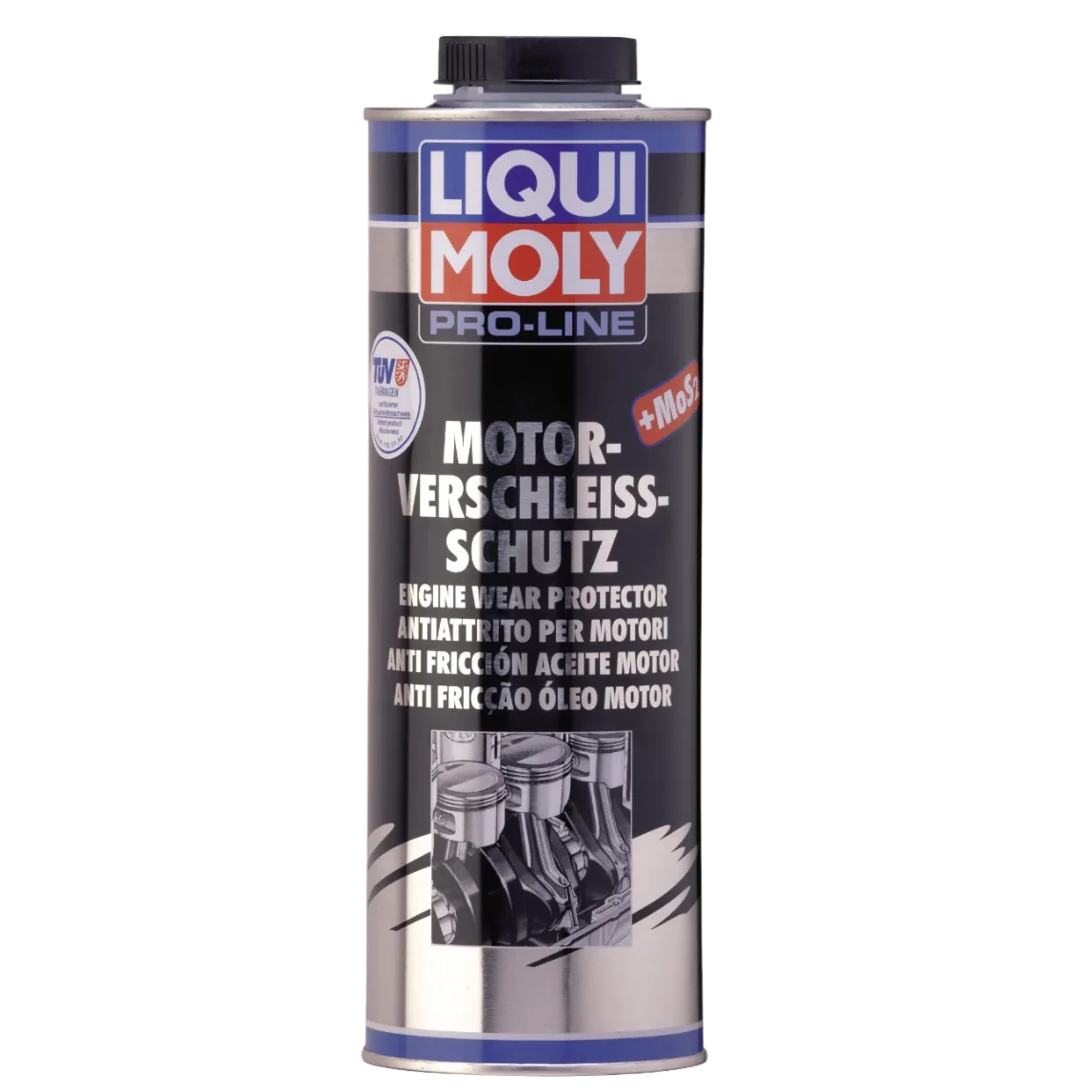 Антифрикционная присадка с дисульфидом молибдена в моторное масло LIQUI MOLY Pro-Line Motor-Verschleiss-Schutz 1л