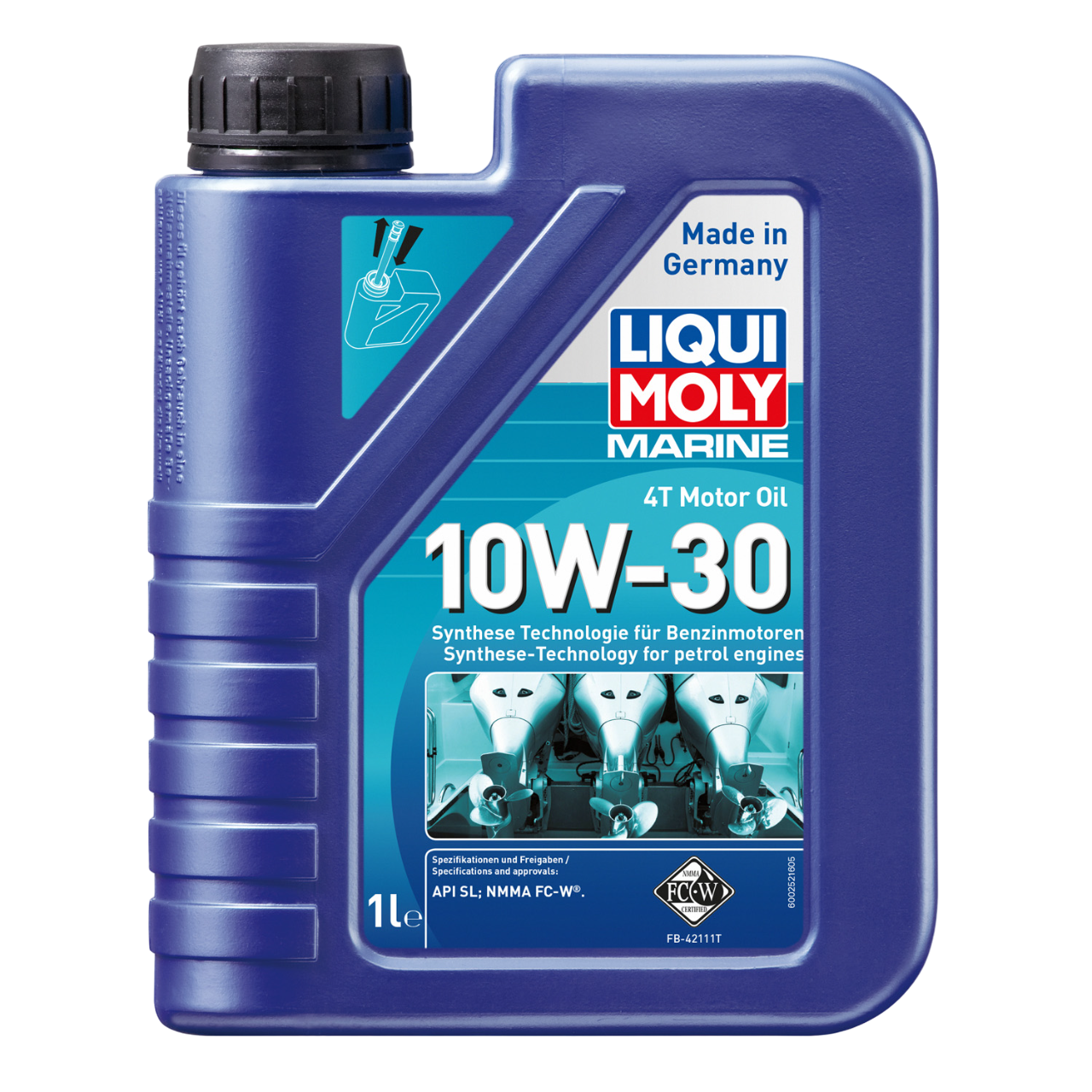 Масло для лодок LiquiMoly Marine 4T Motor Oil 10W-30 1л