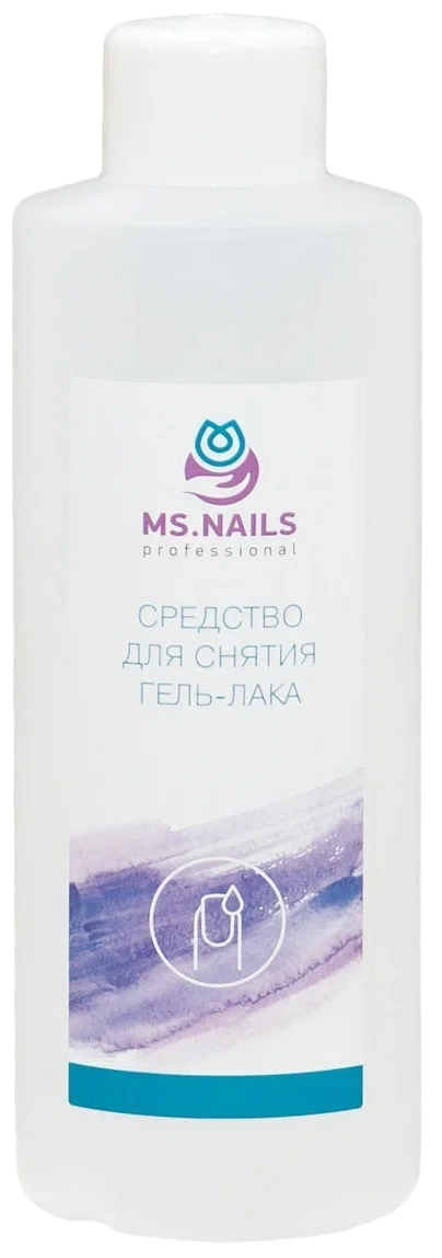 MS NAILS Средство для снятия гель-лака (шеллака) 1000 мл