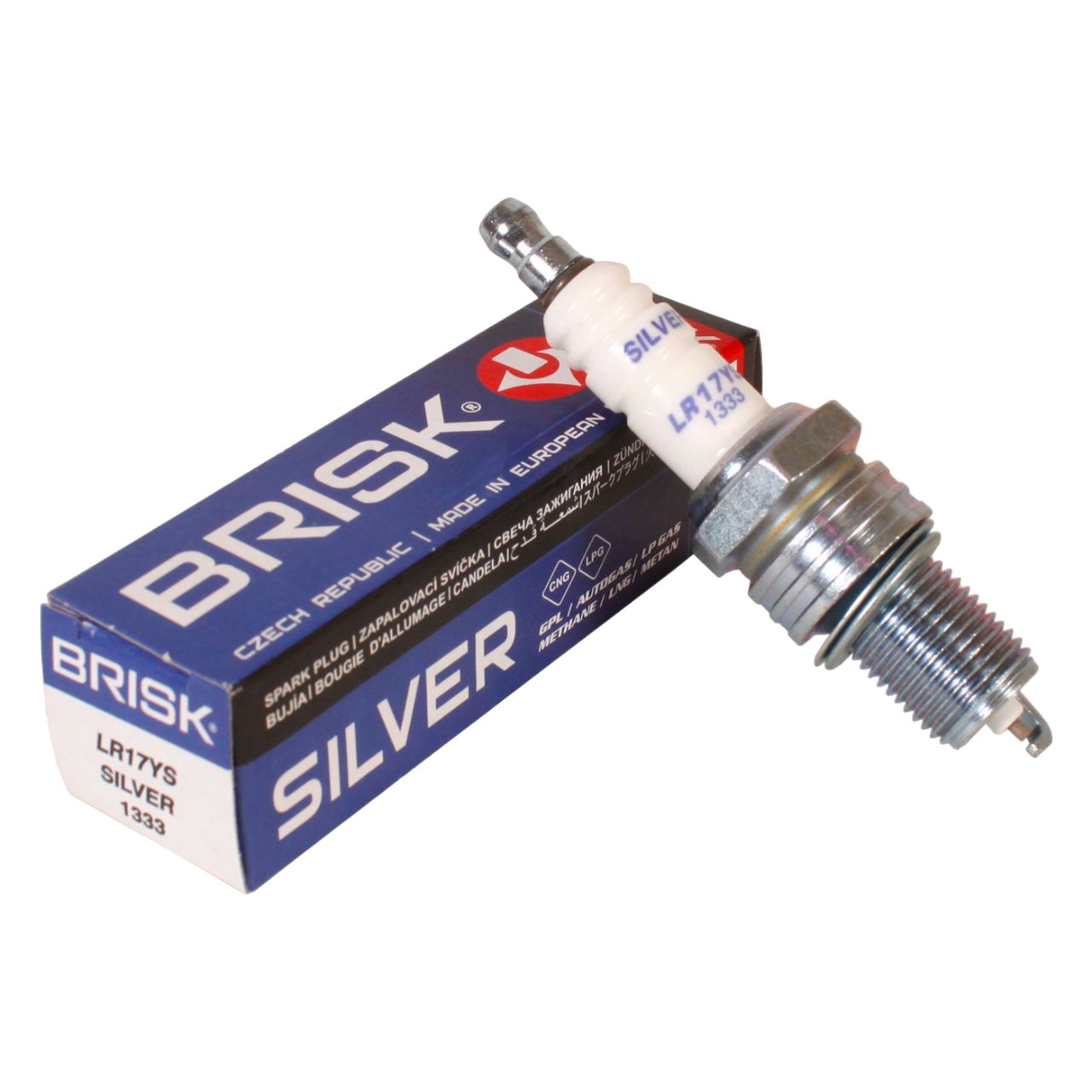 Свечи зажигания Brisk LR17YS SILVER 4шт ГАЗ 406