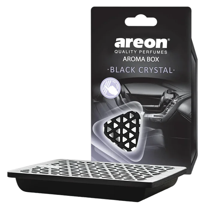 Ароматизатор AREON «AROMA BOX» BLACK CRYSTAL черный кристалл