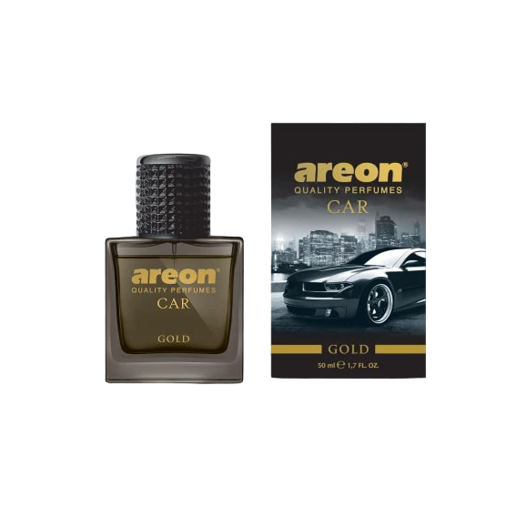 Ароматизатор для авто AREON «PARFUME» GLASS Gold 50мл