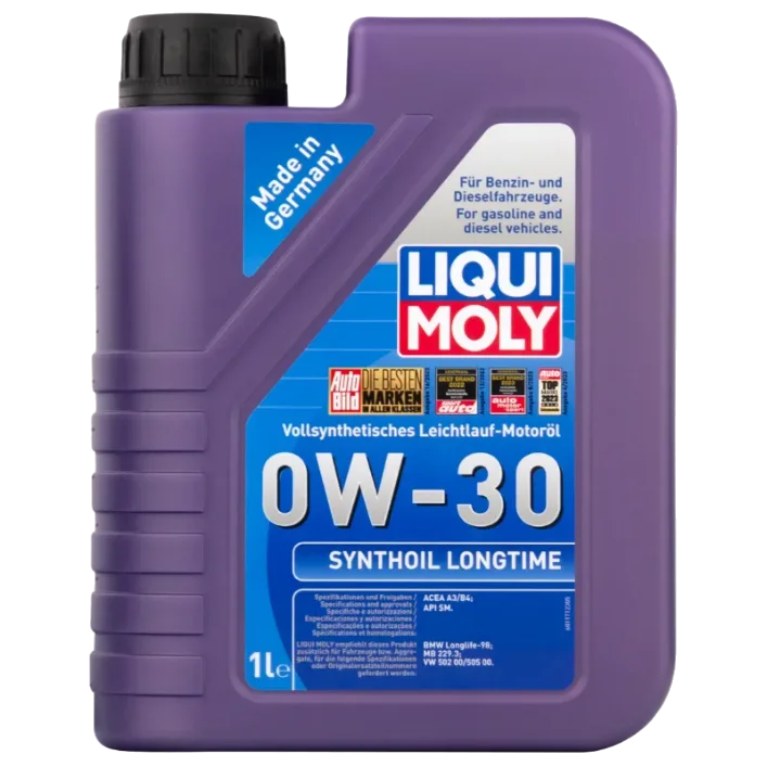 Масло моторное синтетическое LIQUI MOLY Synthoil Longtime 0W30 SM/CF 1л