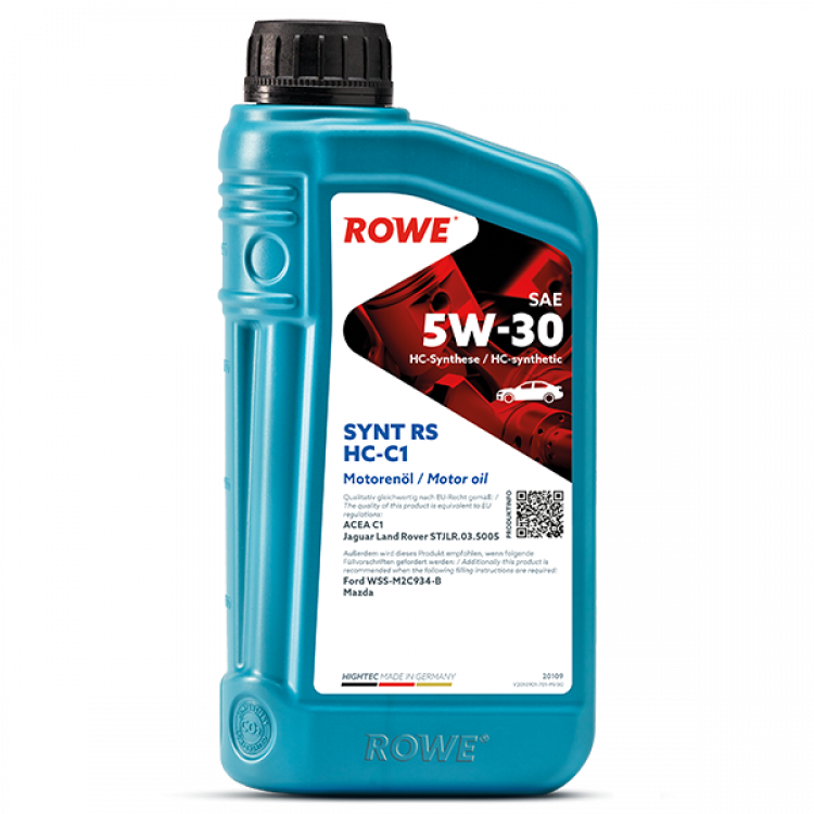 Масло моторное синтетическое ROWE Hightеc Synt RS SAE 5W-30 HC-C1 1л