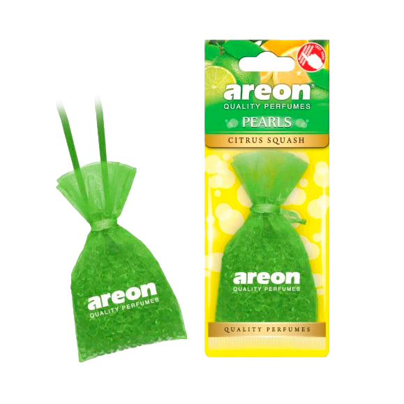 Ароматизатор для автомобиля AREON «PEARLS» Citrus Sguash