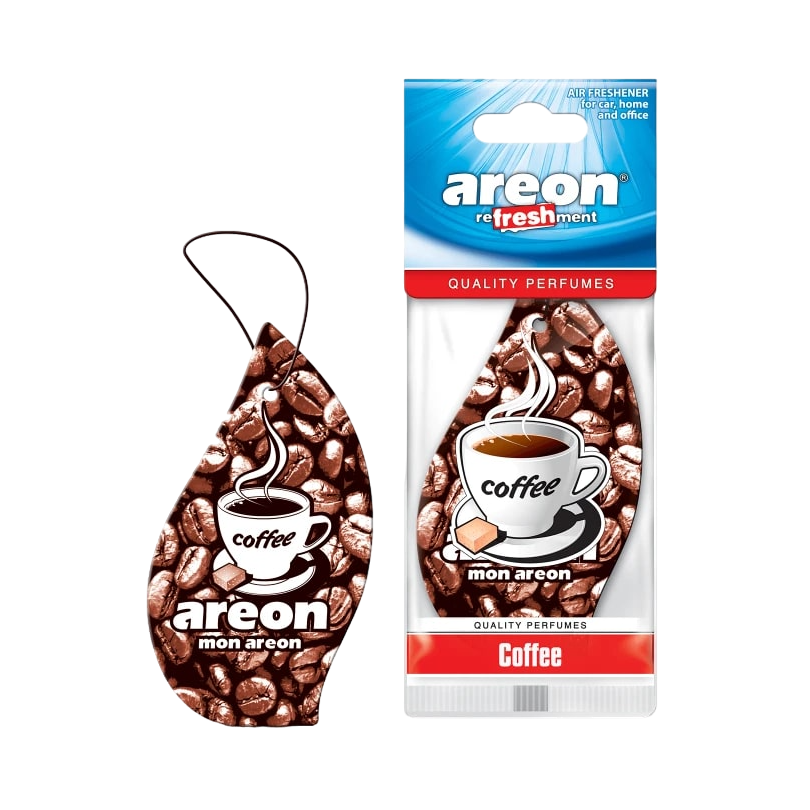 Ароматизатор для автомобиля в виде капли AREON «REFRESHMENT» COFFEE MKS21