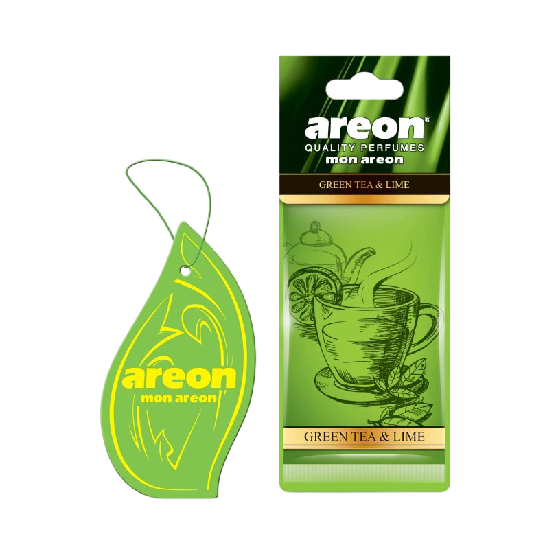 Ароматизатор для автомобиля AREON «MON AREON» GREEN TEA & LIME MA36