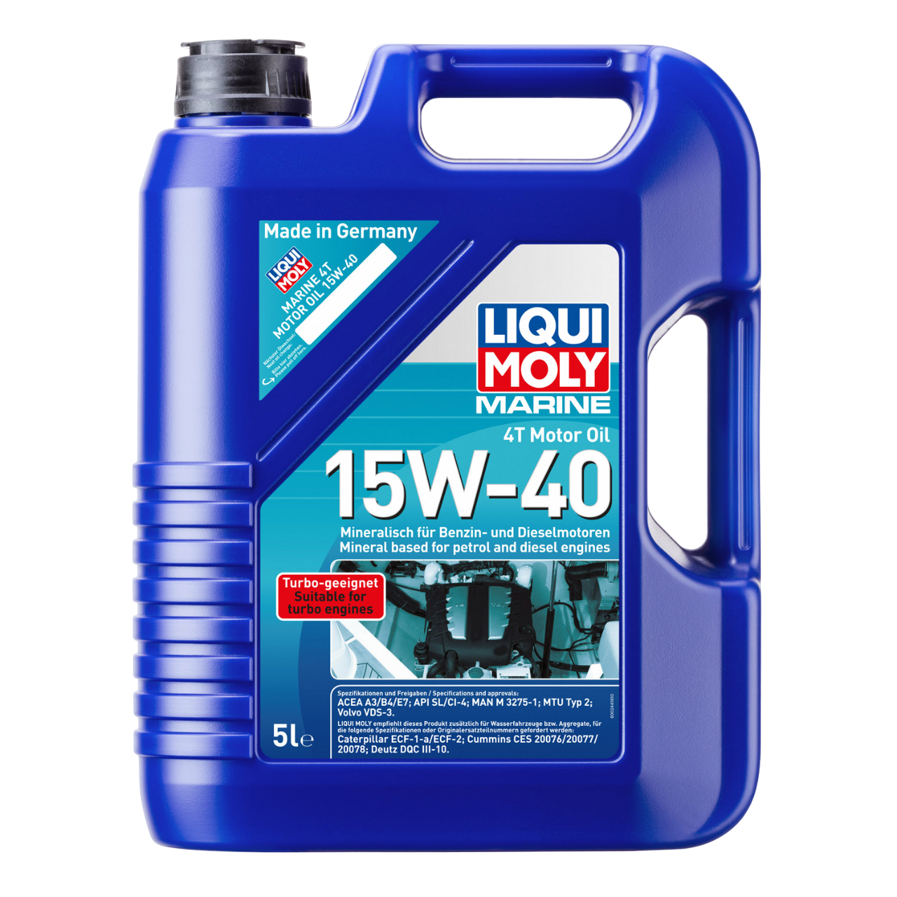 Масло для лодок LiquiMoly Marine 4T Motor Oil 15W-40 5л