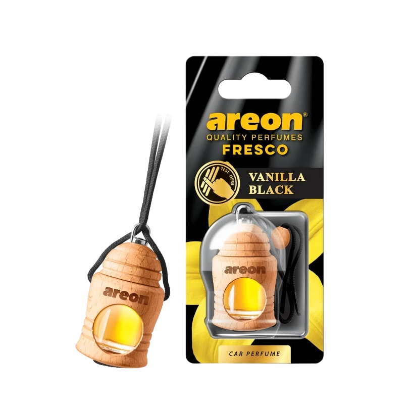 Ароматизатор для автомобиля AREON «FRESCO» VANILLA BLACK FRTN31