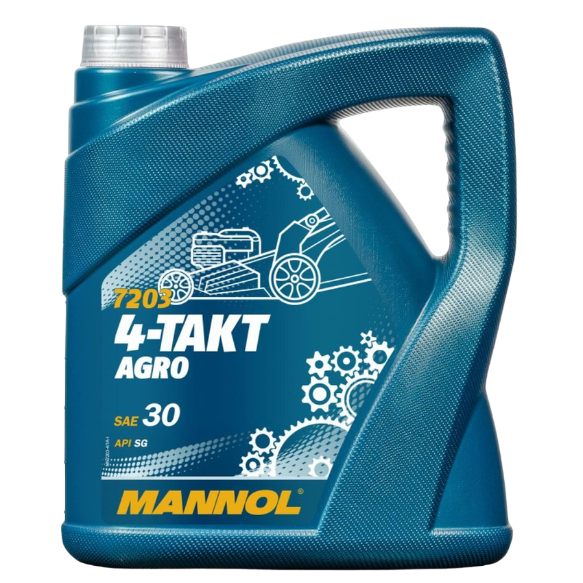 Масло моторное для садовой техники MANNOL 4-Takt Agro API SG SAE30 4л