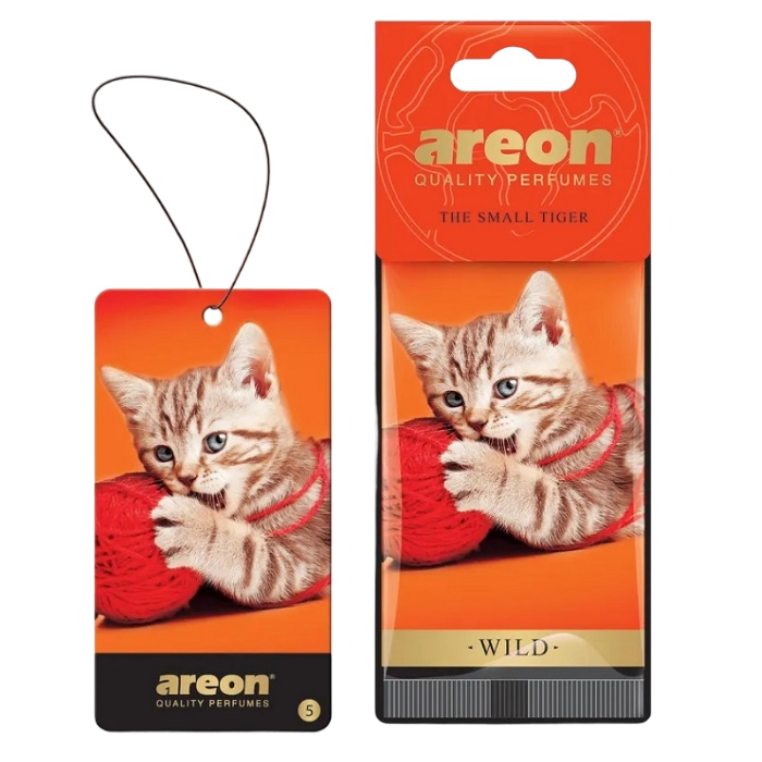 Ароматизатор для авто AREON «WILD» Small Tiger (маленький тигр) AW05