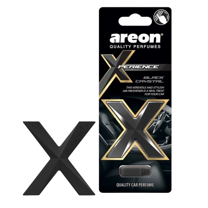 Ароматизатор для авто AREON «XPERIENCE» Black Crystal (Черный кристалл) APX01