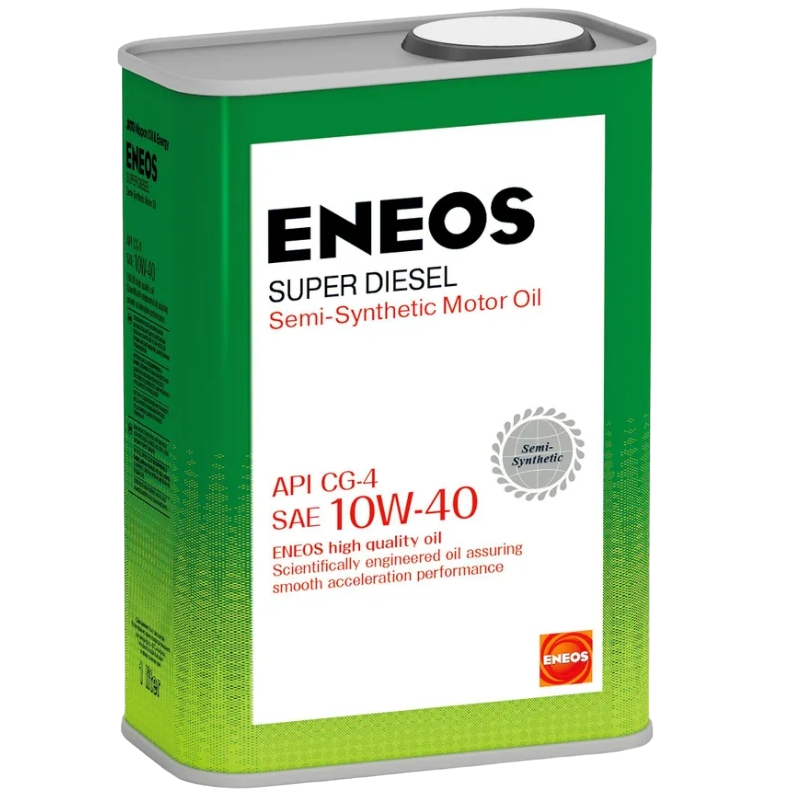 Масло моторное полусинтетическое Eneos Diesel 10W40 CG-4 0,94л