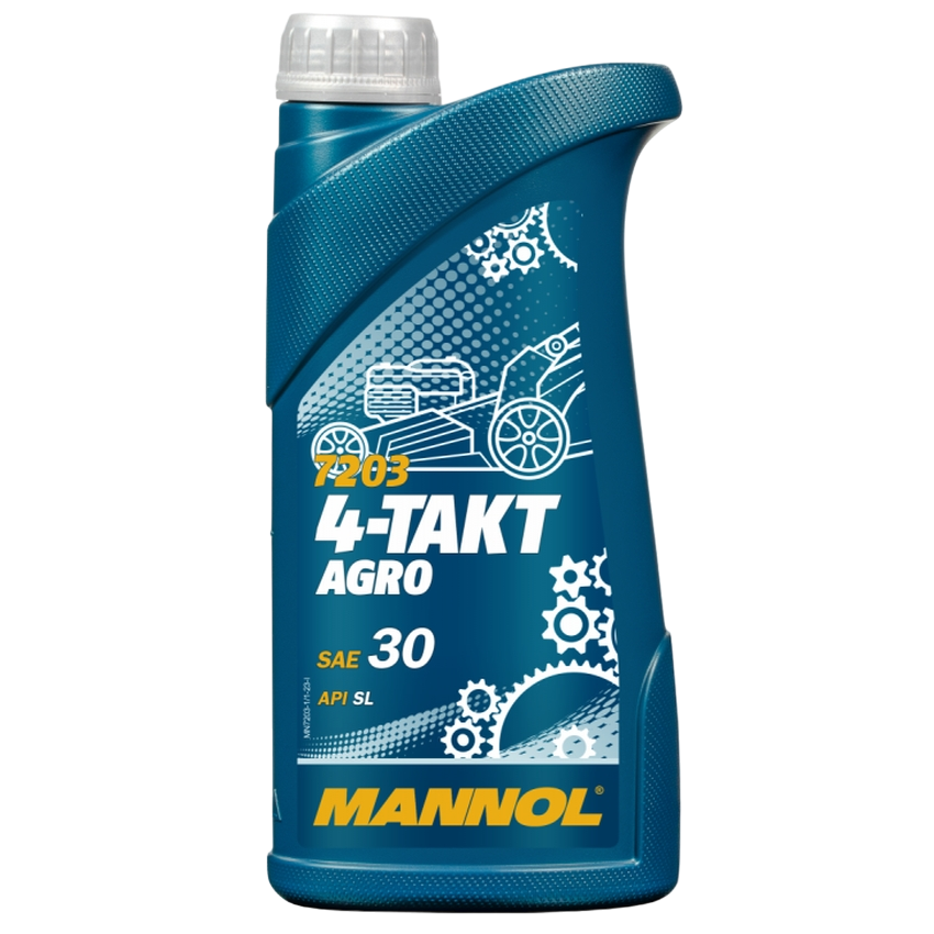 Масло моторное для садовой техники MANNOL 4-Takt Agro API SG SAE30 1л