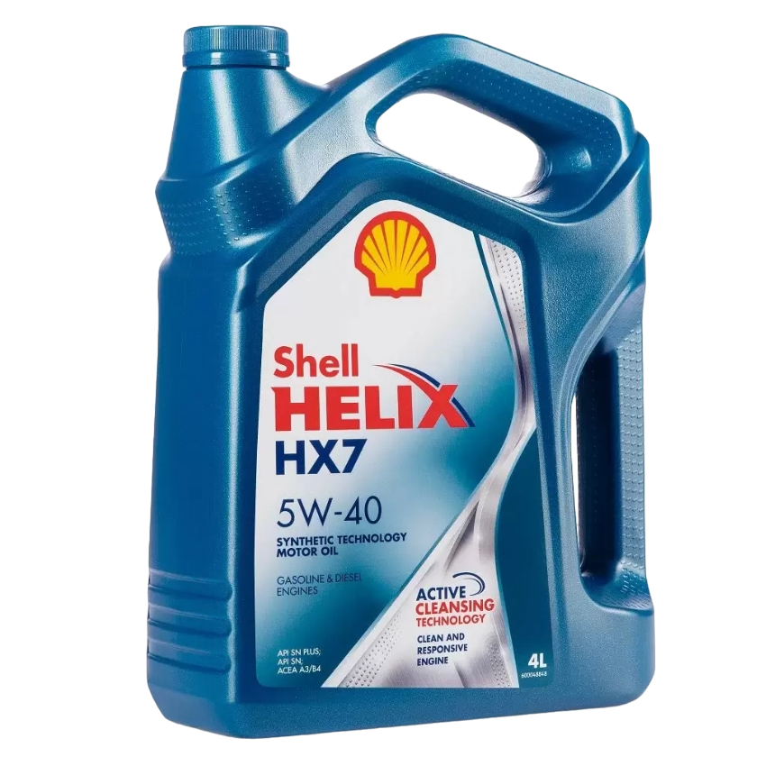 Масло моторное полусинтетическое Shell HX-7 SAE 5W40 API SN/CF 4л