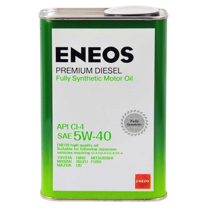 Масло моторное синтетическое Eneos Premium Disel 5W40 CI-4 1л