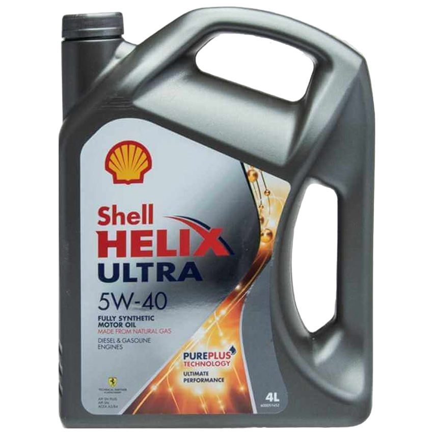 Масло моторное синтетическое Shell Helix Ultra SAE 5W40 API SL/CF 4л ЕС