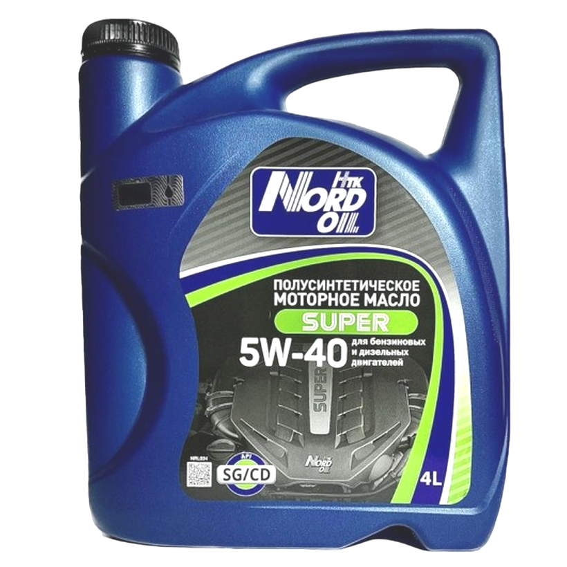 NORD OIL Super 5W-40 SG/CD п/с 4л