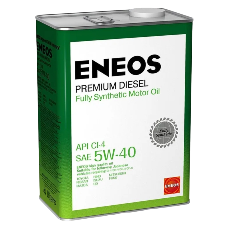 Масло моторное синтетическое Eneos Premium Disel 5W40 CI-4 4л