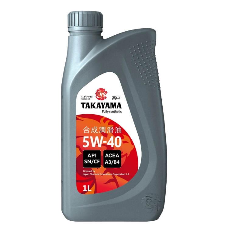 TAKAYAMA Adaptec SAE 5W40 ILSAC API A3/B4 SN/CF 4л+1л