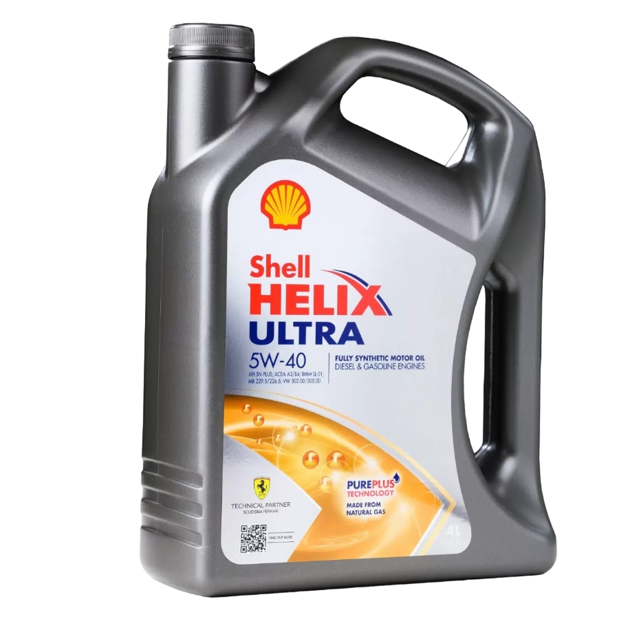 Масло моторное синтетическое Shell Helix Ultra SAE 5W40 API SL/CF 4л ЕС