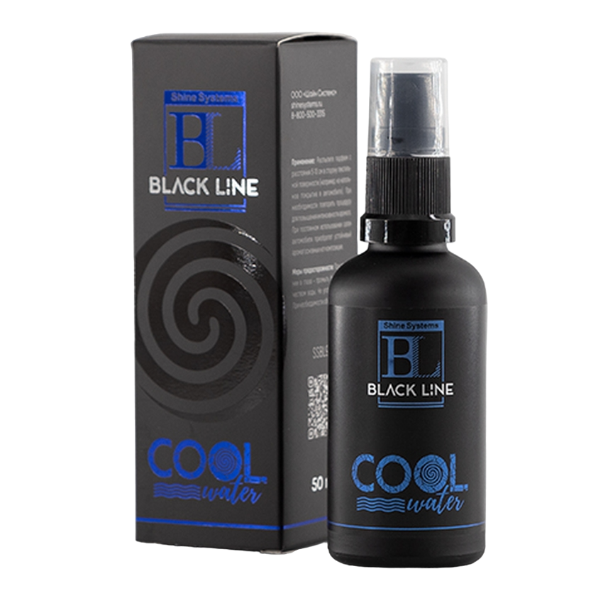 Shine Systems Black Line CoolWater ароматизатор для авто и дома 50мл