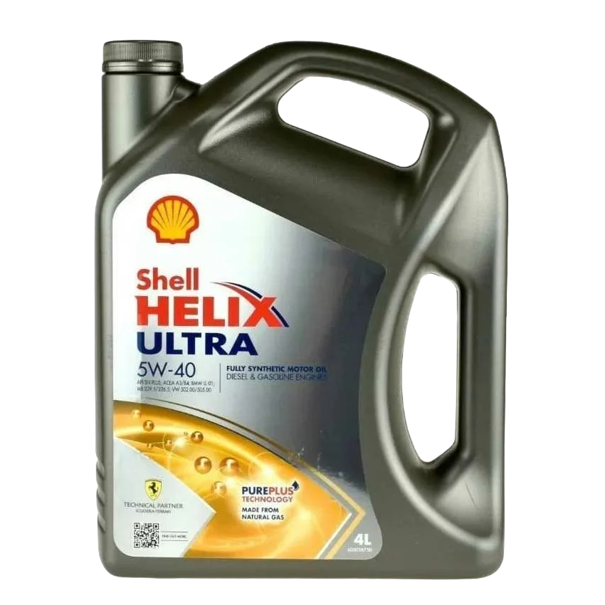 Масло моторное синтетическое Shell Helix Ultra SAE 5W40 API SL/CF 4л ЕС