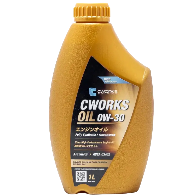 Масло моторное синтетическое CWORKS OIL 0W-30 SN/CF, C2/C3 1л