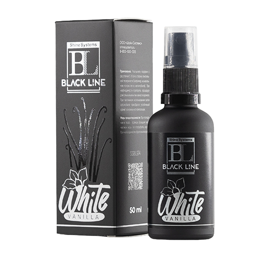 Shine Systems Black Line White Vanilla ароматизатор для авто и дома 50мл