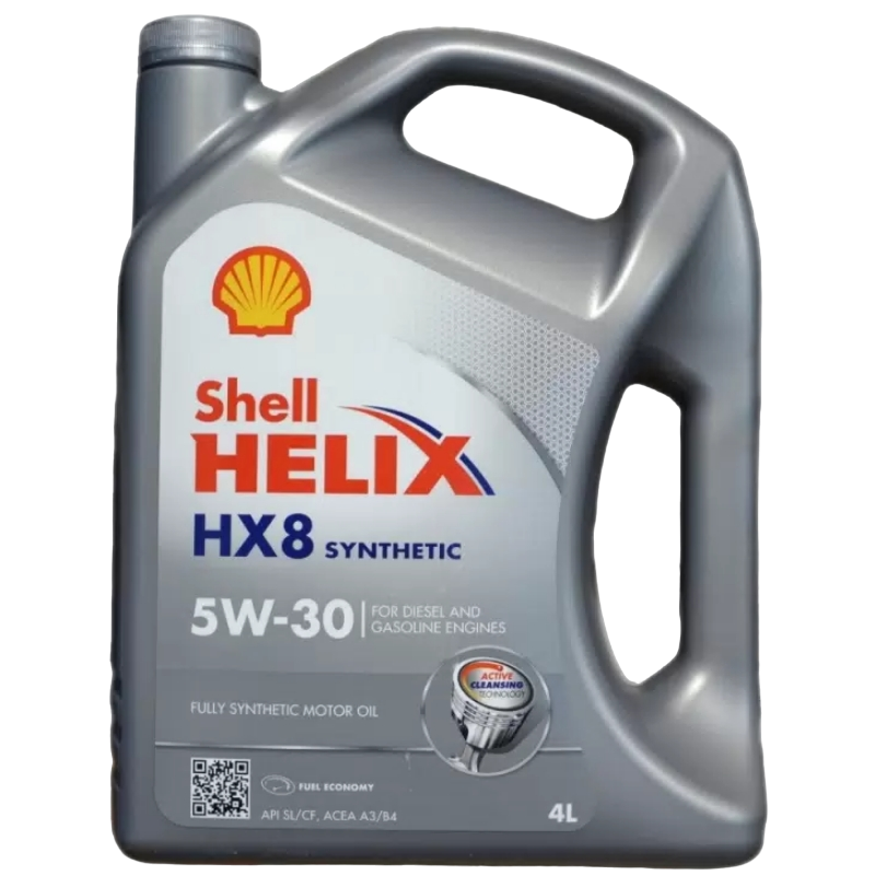 Масло моторное синтетическое Shell HX-8 SAE 5W30 API SL/CF 4л