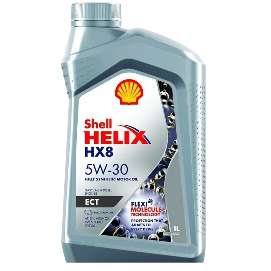 Масло моторное синтетическое Shell HX-8 SAE 5W30 ECT API SN/C3 1л