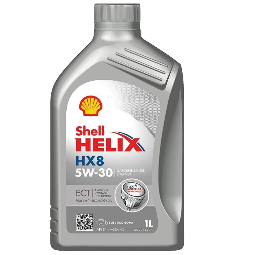 Масло моторное синтетическое Shell HX-8 SAE 5W30 ECT API SN/C3 1л