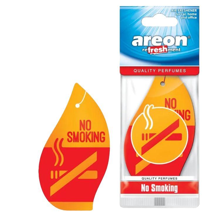 Ароматизатор для автомобиля в виде капли AREON «REFRESHMENT» No smoking (антитабак) MKS08