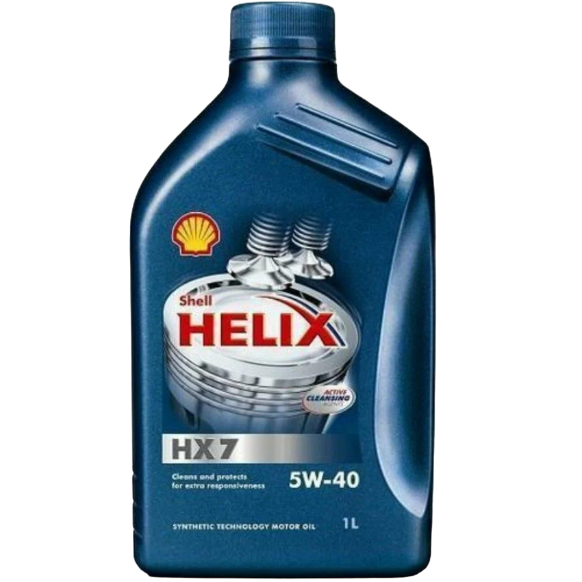 Масло моторное полусинтетическое Shell HX-7 SAE 5W40 API SM/CF 1л ЕС