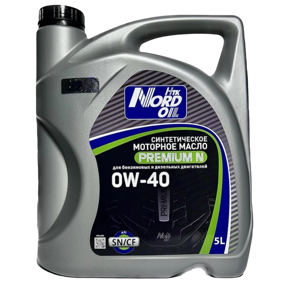 NORD OIL Premium N 0W-40 синтетическое 5л