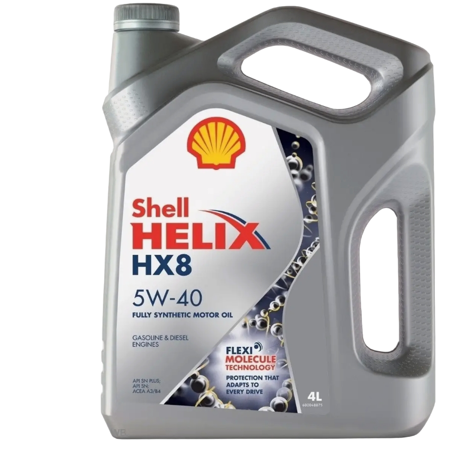 Масло моторное синтетическое Shell HX-8 SAE 5W40 API SM/CF 4л