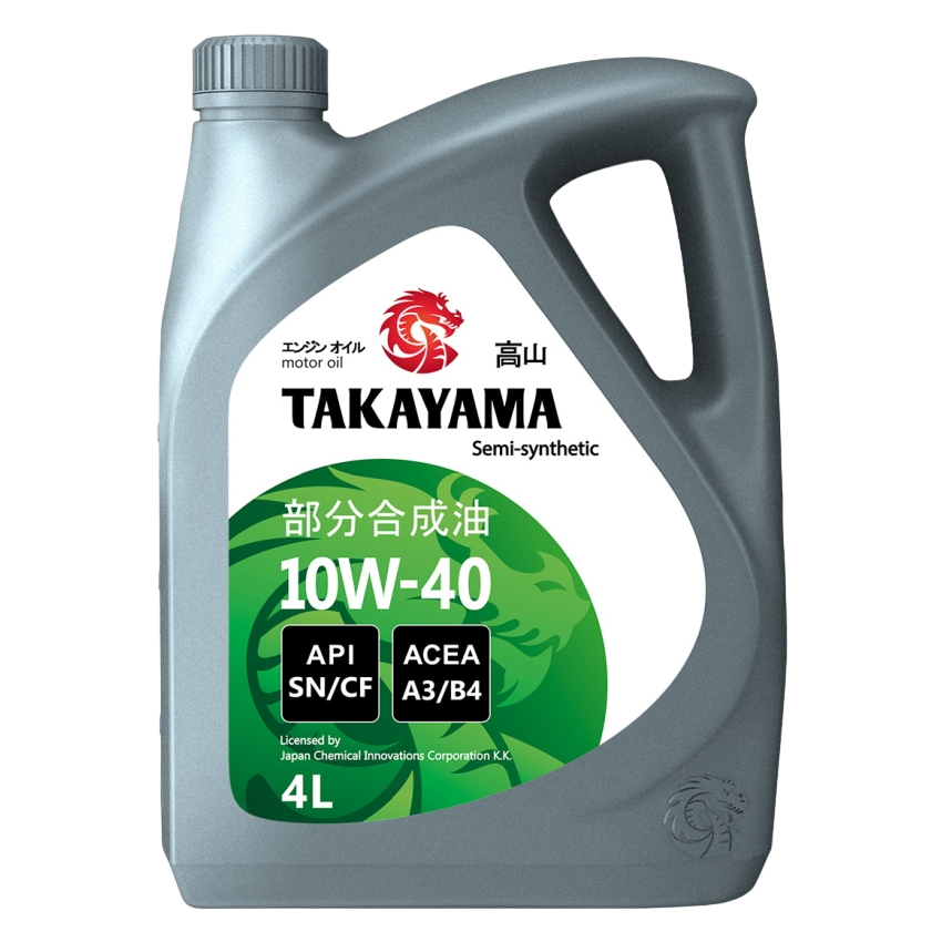 TAKAYAMA Adaptec SAE 5W40 ILSAC API A3/B4 SN/CF 4л+1л