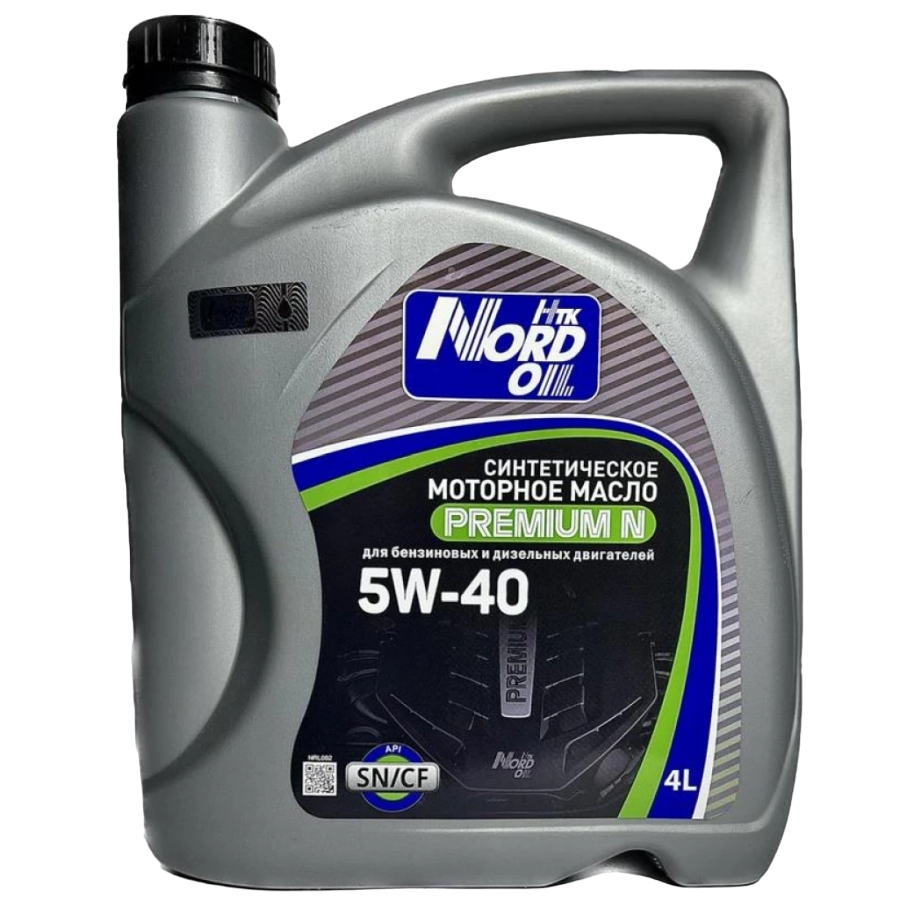 NORD OIL Premium N 5W-40 SN/CF синтетическое 4л