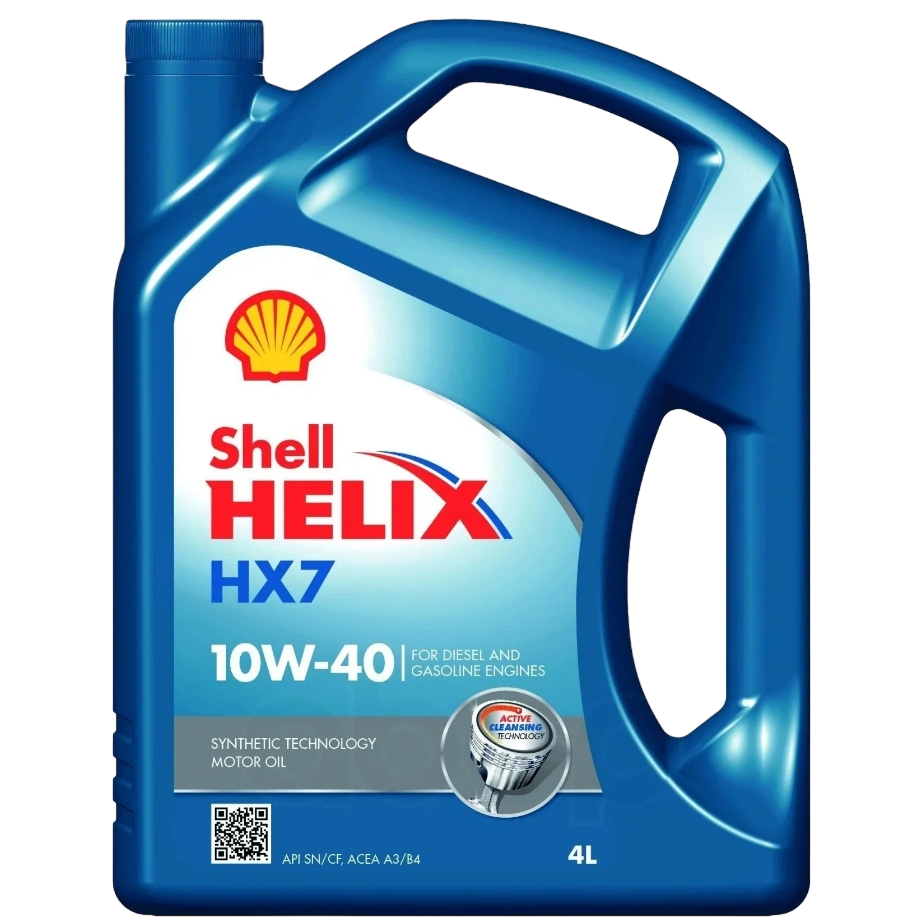 Масло моторное полусинтетическое SHELL Неlliх НX-7 10W40 4л