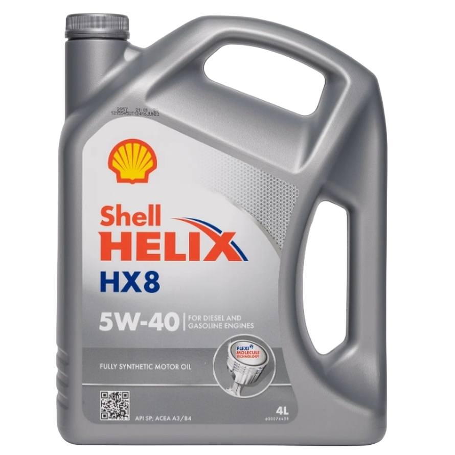 Масло моторное синтетическое Shell HX-8 SAE 5W40 API SM/CF 4л