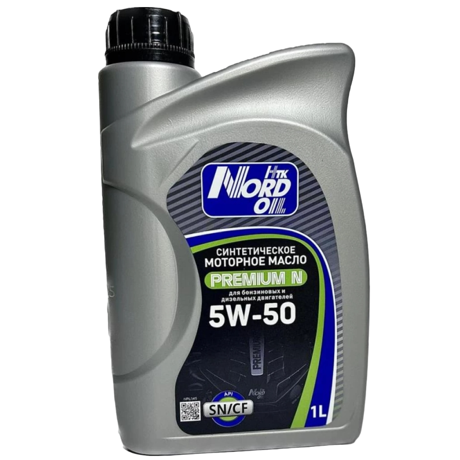 NORD OIL Premium N 5W-50 SN/CF синтетическое 1л